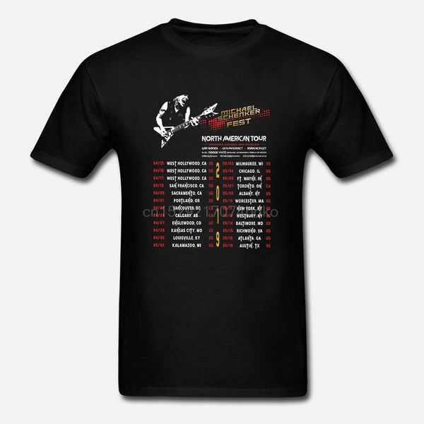 

new 74599-michael schenker fest north american tour 2019 t shirt size s-5xl