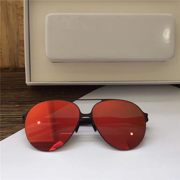

дизайнер кадров новый mykita мужчины популярные солнцезащитные очки pilot с цветом объектива ultra light alloy памяти кадров солнцезащитные, White;black