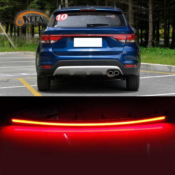 

led rear bumper trunk light for kia rio 4 x-line 2020 2020 kx cross car rear fog lamp brake dynamic turn signal reflector