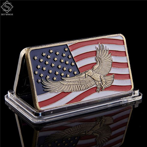 

military craft united states ohio patriot guard standing with honor dignity and respect gold plated souvenir challenge bar coins