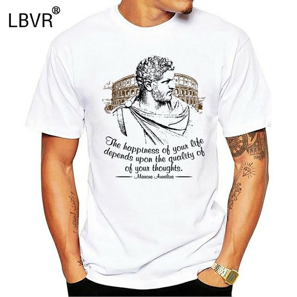 

marcus aurelius the happiness 1 new cotton grey grey tshirt mens pride dark t shirt fear cosplay tshirt