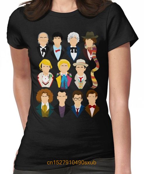 

printed t-shirt crew neck short sleeve casual t-shirt the eleven doctors t-shirt