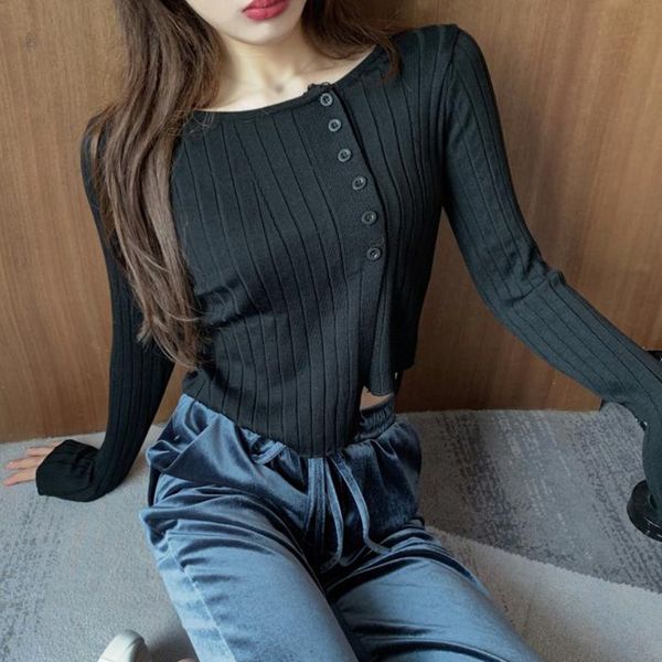 

women's knits & tees beautiful temperament short asymmetrical thin knitted cardigan jacket women spring and autumn, White