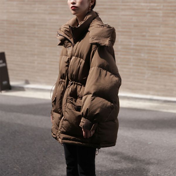 

women's down & parkas winter jacket coat female autumn woman fashion korean style coats and jackets womens clothes 2021 wpy1148, Black