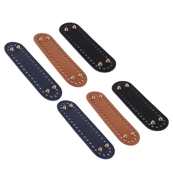 

6pcs 38 holes nail bag bottom shaper cushion pad for handmade bags, White