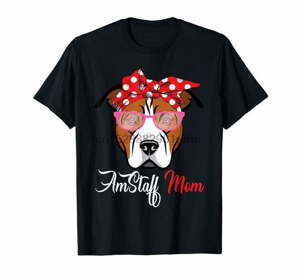 

одежда amstaff мама рубашка любители собак матери день подарков 9624