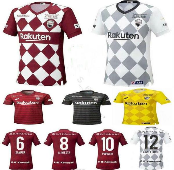 

2020 футбол джерси япония j1 лига vissel david villa a.iniesta рубашки футбола подольски самперы равномерных 20 21 взрослый camiseta де, Black;yellow