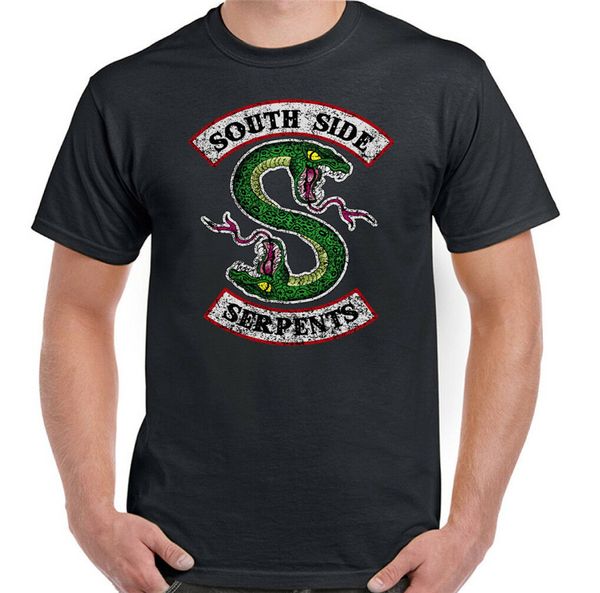 

southside serpents mens funny riverdale tv show t-shirt programme popular tagless tee shirt
