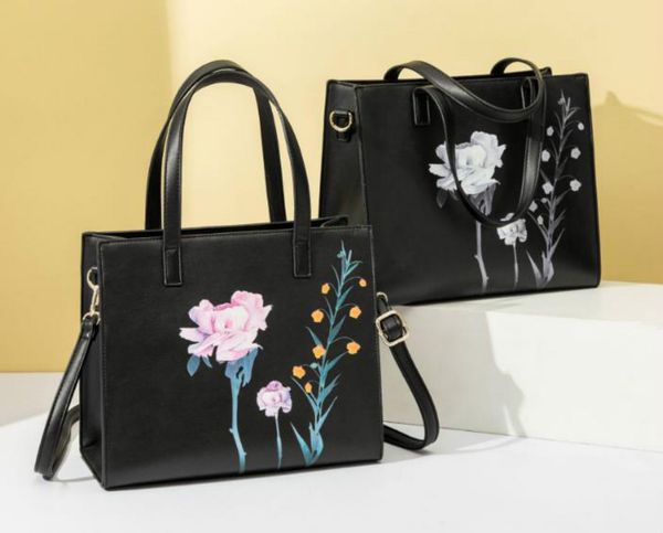 

women bag new 2020 diagonal shoulder bag retro printed wild handbag