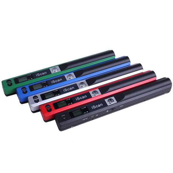 

scanners iscan mini portable scanner 900dpi lcd display jpg/pdf format document image handheld a4 book