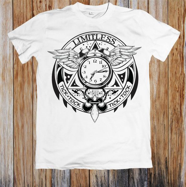 

flying time limitless tick tock t-shirt digital printed tee shirt