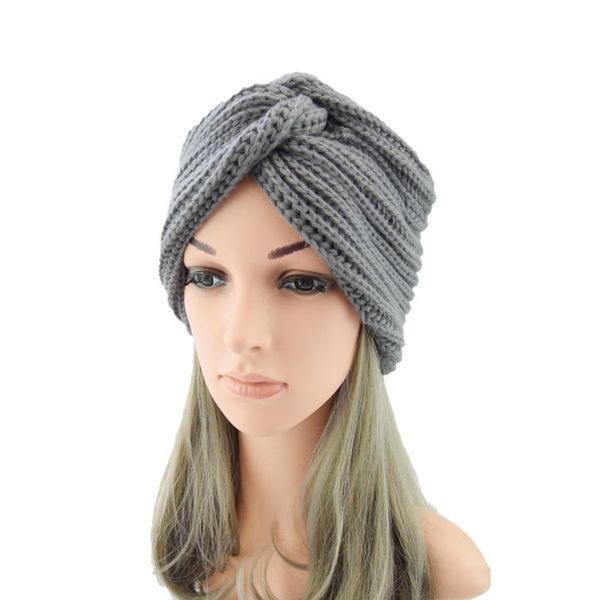 

shuangr girls autumn winter warm hat women stretch knitted crochet beanies cap winter hats cap for women, Blue;gray