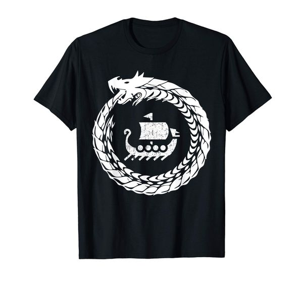 

viking dragon ship t-shirt