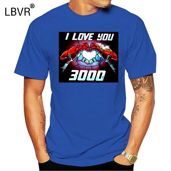 

i love you 3000 t-shirt end game iron man big tall tee shirt