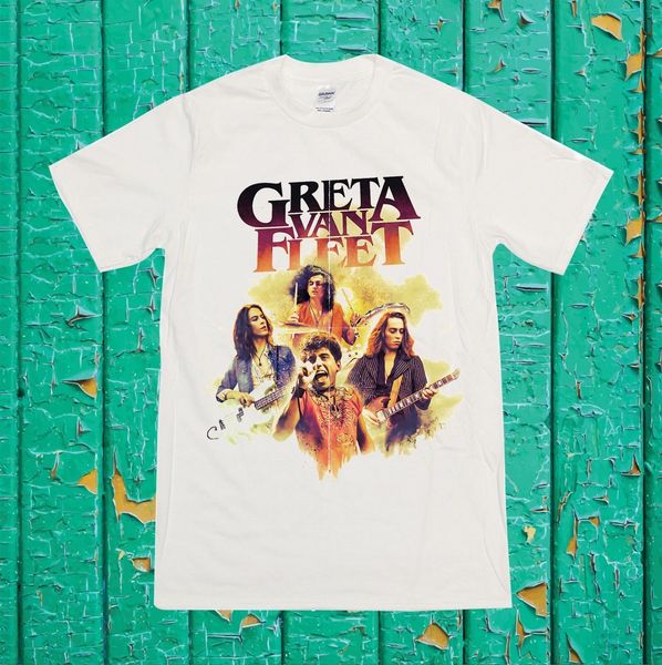 

new rare greta van fleet tour 2018 t-shirt tees size s-3xl 2018 new fashion t shirt men cotton interesting pictures