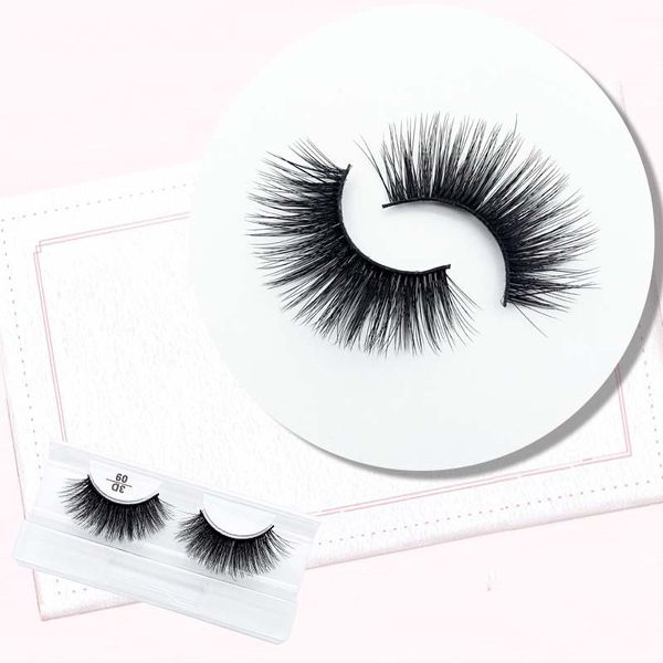 

false eyelashes 1 pair three-dimensional multilayer black stalk charming fashion lashes professional eyelash extension tool