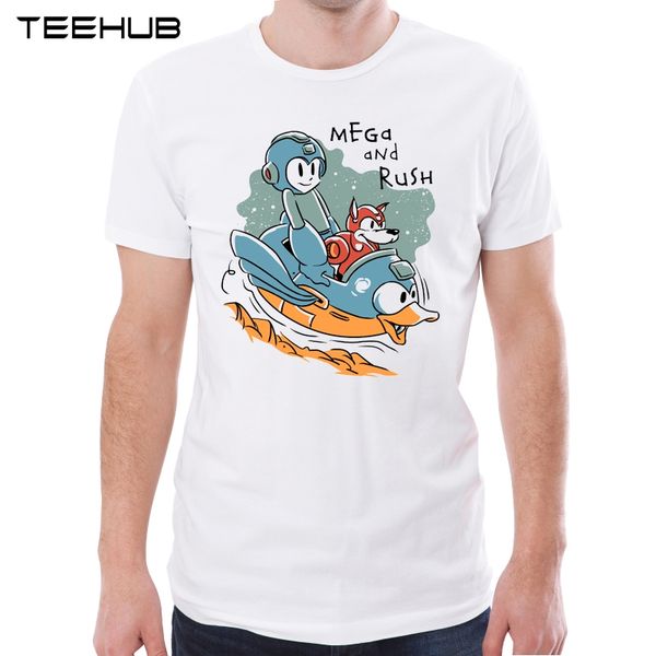 

teehub new arrival 2019 men fashion mega and rush printed t-shirt short sleeve tee hipster cool design