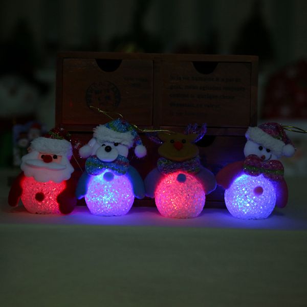 

fashion 1pc cute snowman night light christmas tree decoration new year christmas for home outdoor led lights