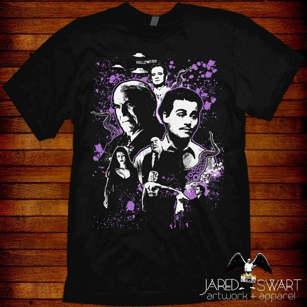

ed wood t-shirt artwork by jared swart inspired by the 1994 tim burton movie
