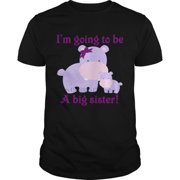 

men tshirt i'm going to be a big sister purple hippos with a cool women t-shirt tees top