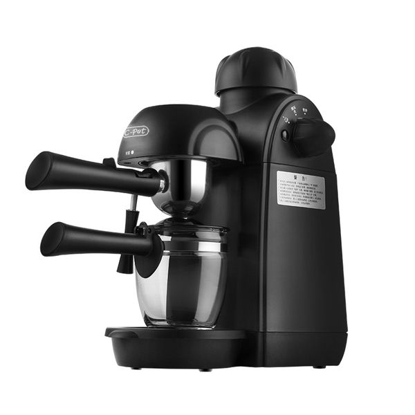 

240ml Italian Espresso Coffee Maker 220V 800W 5 Bar Pressure Semi-Automatic Personal Coffee Machine with Cappuccino Milk Foamer