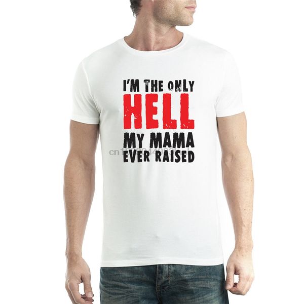 

hell mama raised men t-shirt xs-3xl new gym tee shirt