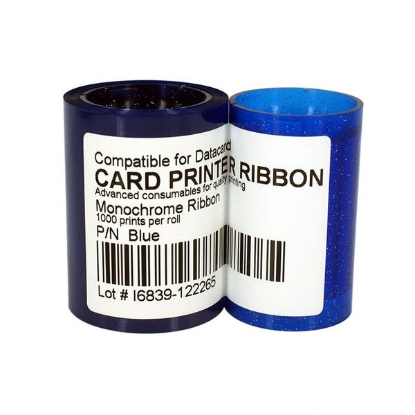 

compatible ribbon for datacard dc285b ribbon blue print 1000 sheets / roll