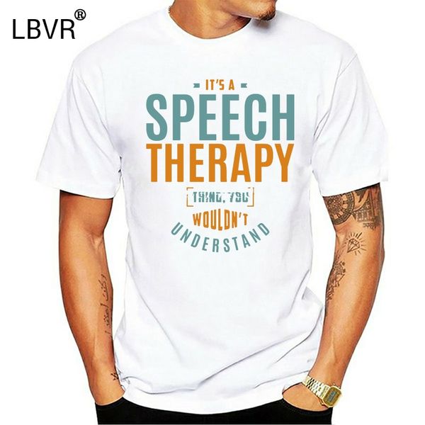 

speech therapy t-shirt for men dropshipping summer short sleeve cotton plus size custom team tee 4xl 5xl 6xl
