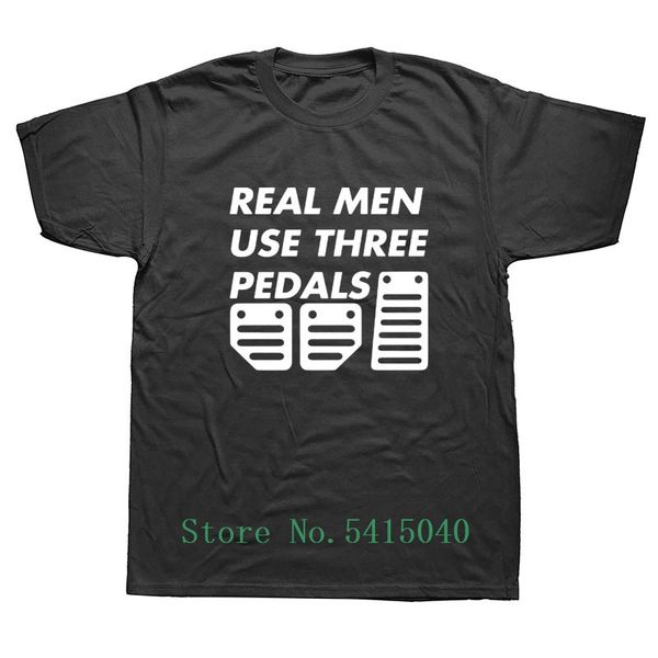 

weelsgao real men use 3 pedals t shirt funny car supercar mechanic tees check engine light gift t-shirts