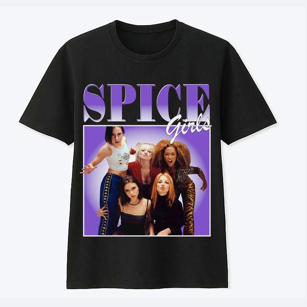 

мужчины тенниска vintage spice girls tee - black женщины тенниска