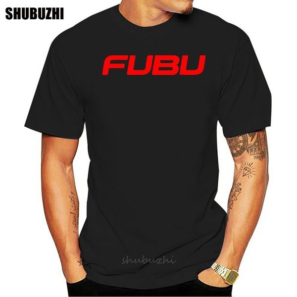 

fubu logo printed graphic men casual short sleeves cotton t shirts black size s-4xl fashion t-shirt men cotton brand teeshirt