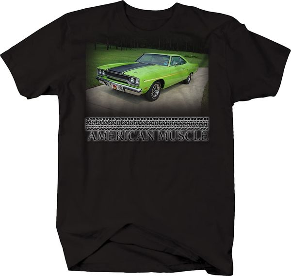 

american muscle classic road runner lime green od