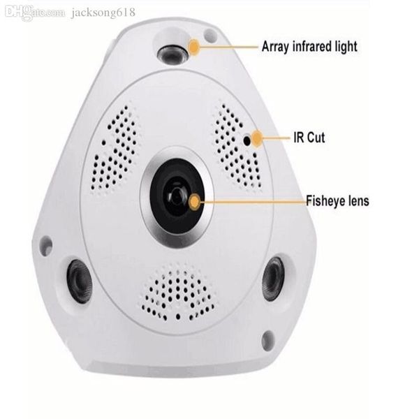 

1.3mp 1280*960 wifi 360 degrees video camera vr panoramic fisheye ip camera night vision professional wifi camera