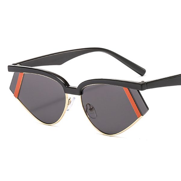 

red havana luxury sunglasses 2020 очков тенденции италии марк дизайнер геометрических линии малый cateye очки женщина мужчины оттенки, White;black