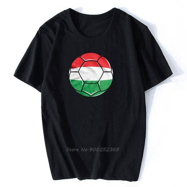 

hungary flag soccer ball magyarorszÃ¡g magical magyars hungarian tshirt men cotton t-shirt hip hop harajuku streetwear