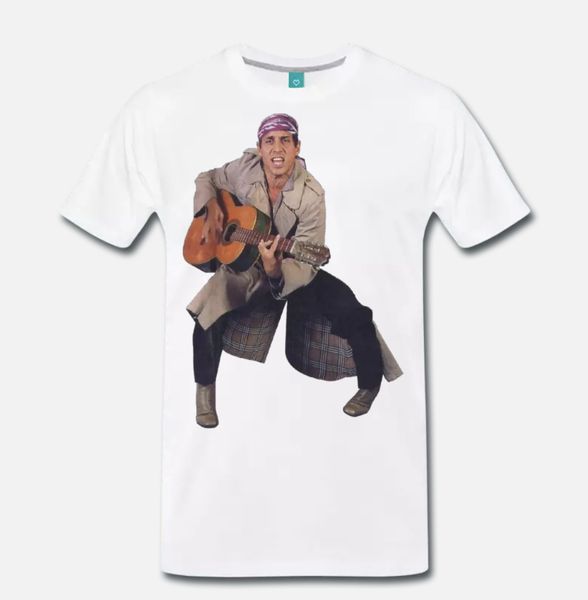 

t-shirt adriano celentano molleggiato svalutation azzurro mito - 1