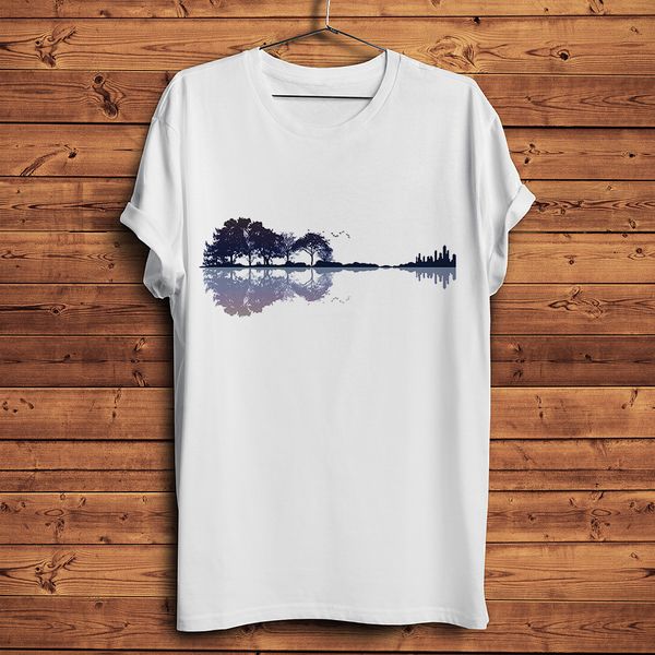 

природа гитары смешно футболки рубашки мужчины новый белый случайные ьотте прохладно футболки унисекс