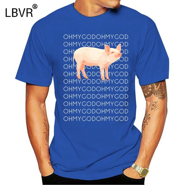 

shane dawson oh my god pig t-shirt 2020 short sleeve o-neck 100% cotton print mens summer o-neck t shirt casual o-neck