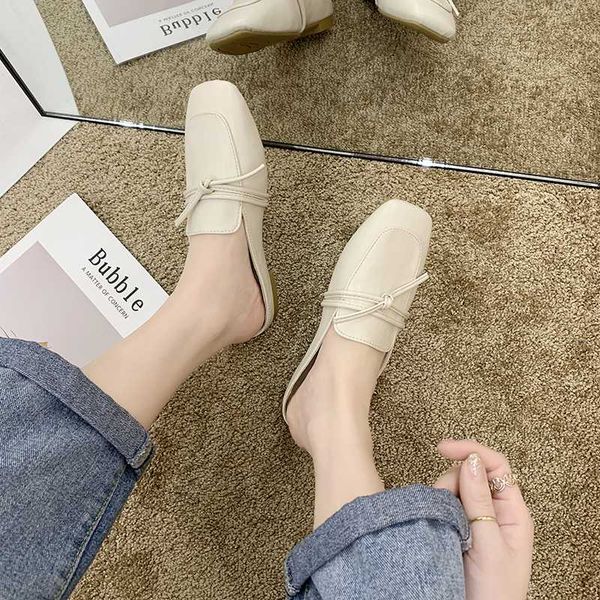 

women fashion trend shoe light casual shoes popular single shoes half pack hard-wearing comfortable loafers, Black