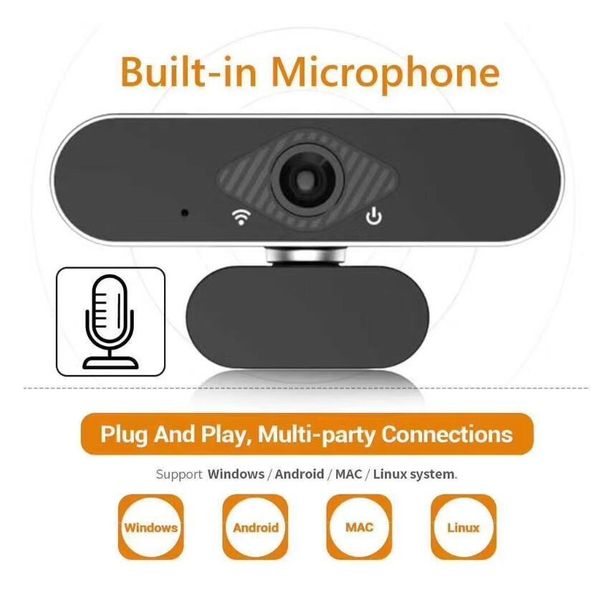 

1080p webcam with microphone 60fps webcams autofocus streaming hd usb computer web camera for pc lapdeskvideo a870