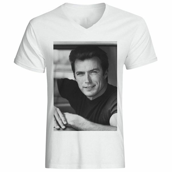 

mens t-shirt clint eastwood movie actor old original 1 tee shirt summer plus size