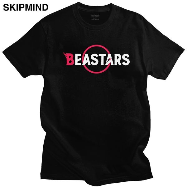 

fashion men t shirts beastars short sleeved 100% cotton t-shirt o-neck summer furry manga anime tshirt wolf animals tee gift