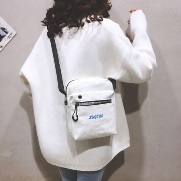 

ladies canvas pouch women messenger bag student simple wild shoulder bag crossbody travel