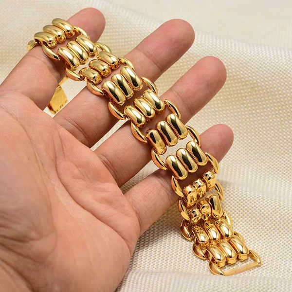 

annayoyo 20cm / width bracelet for women/men gold color & copper ethiopian jewelry african bangle arab wedding gifts, Golden;silver