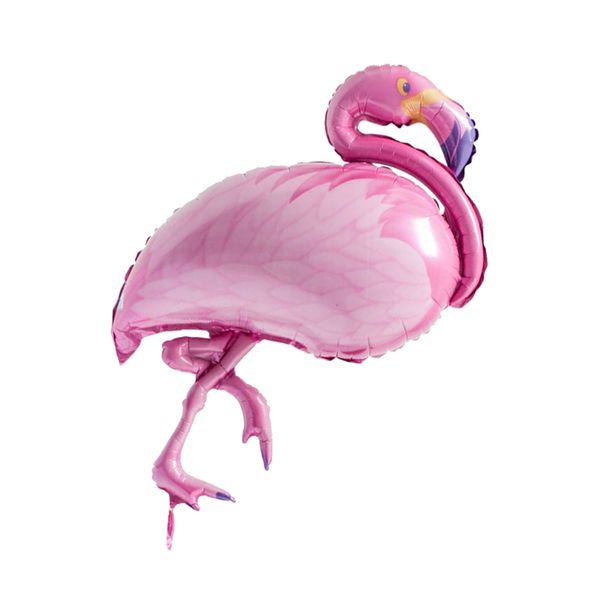 

novelty large foil flamingo balloon tropical hawaiian kids birthay party toy