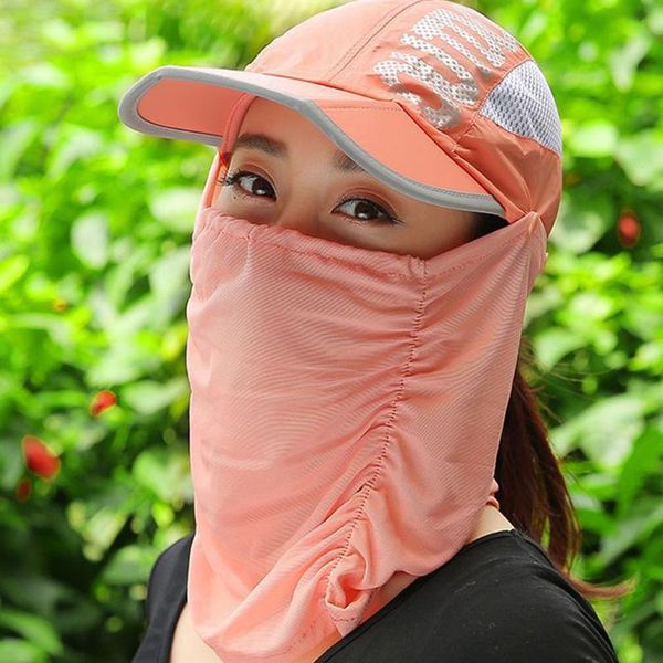 

сыпучие и комфортное складная зонт женщина summer beach hat складная вс hat защита от ультрафиолетовых лучей cap рыбалка с воротником лица, Blue;gray