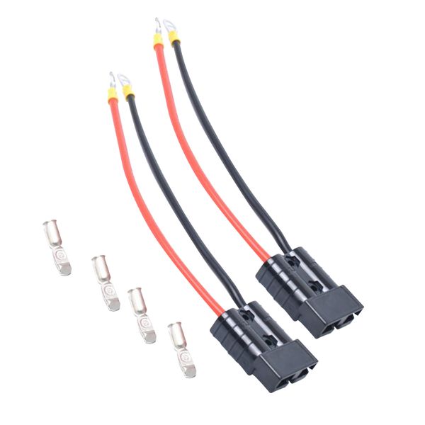 

2 pieces winch trailer 4wd fridges 50a battery quick disconnect connector plugs