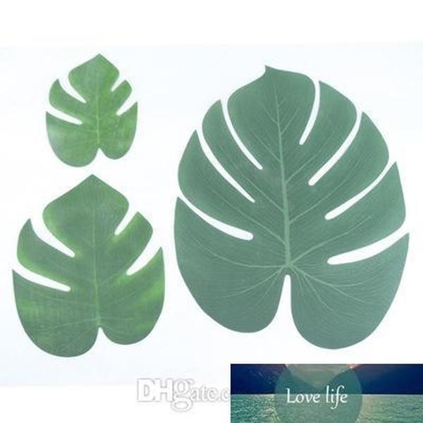 Tropische Palmblätter, künstliche Palmblätter, Monstera-Blatt, tropisches Simulationsblatt, Zuhause, Party, Dekoration, Zubehör, S, M, L