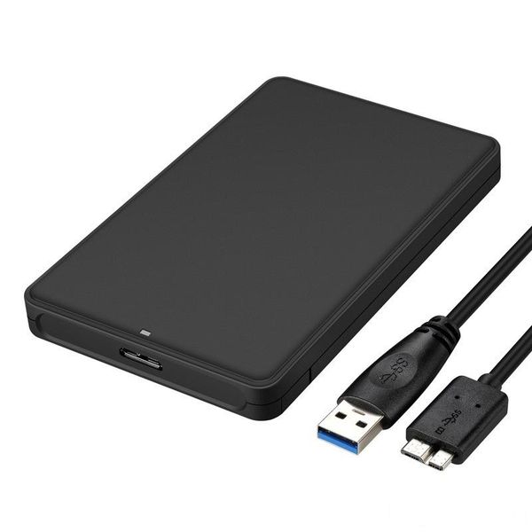 

10pcs sata3 to usb mobile hard disk box usb 3.0 hard drive ssd hdd solid state mechanical hard disk box black