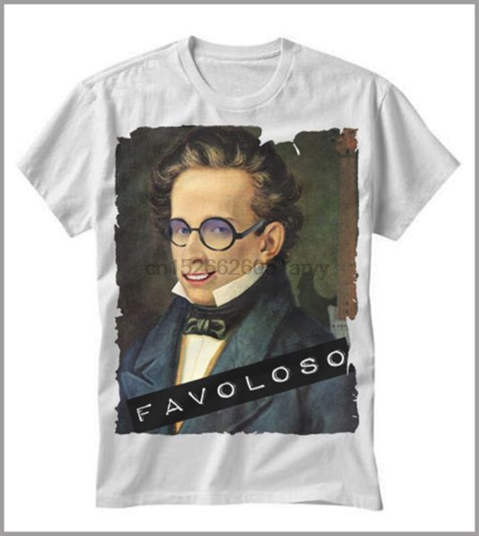 

t-shirt uomo donna giacomo leopardi con occhiali favoloso comico gen0365
